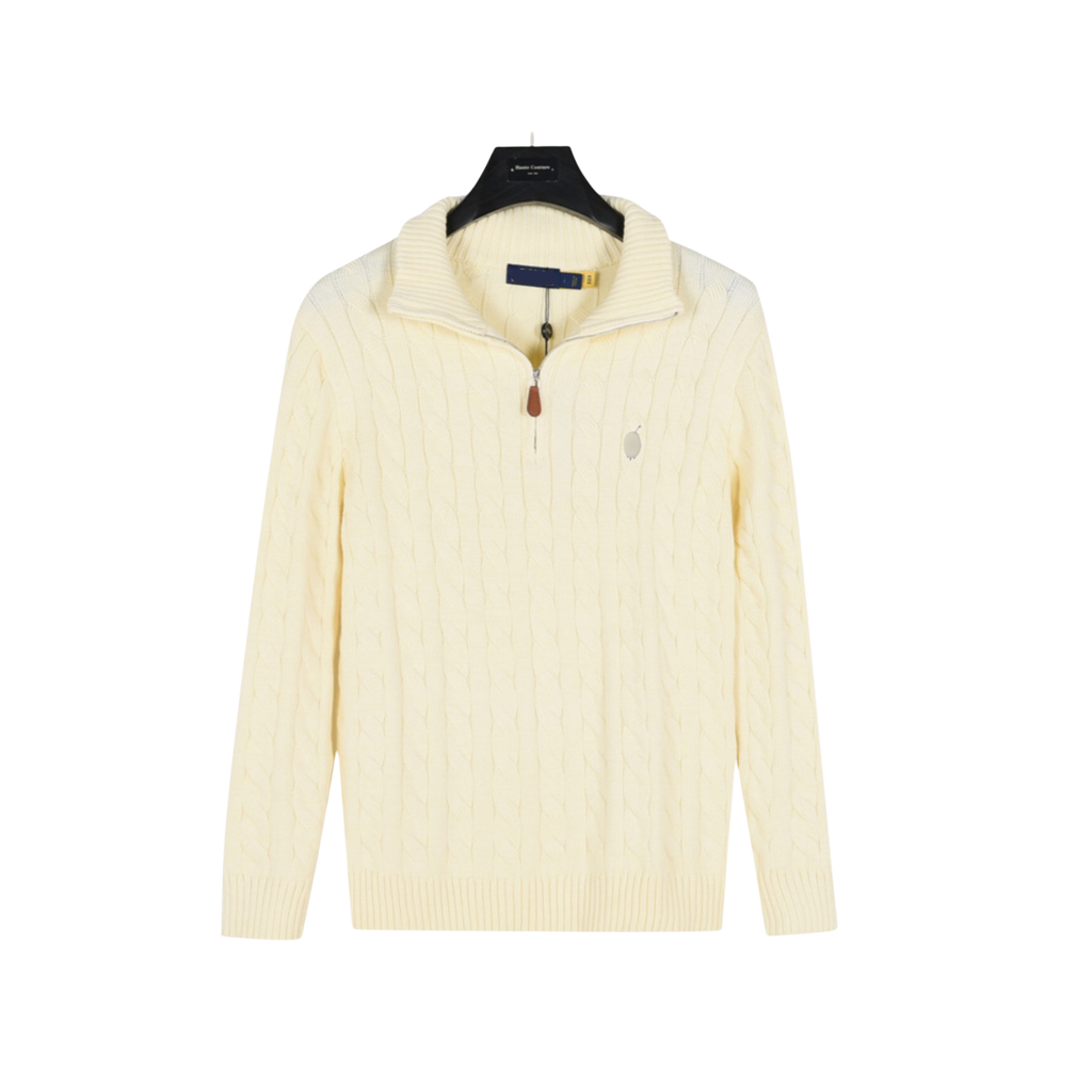 Chief Keef Beige Zip Sweater