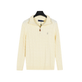 Chief Keef Beige Zip Sweater