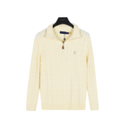 Chief Keef Beige Zip Sweater