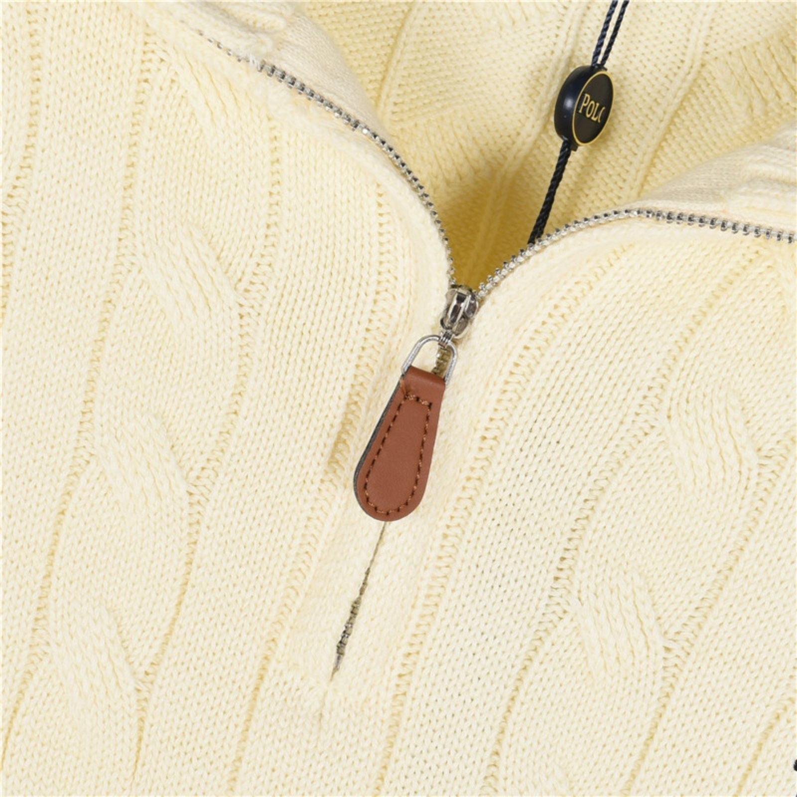 Chief Keef Beige Zip Sweater