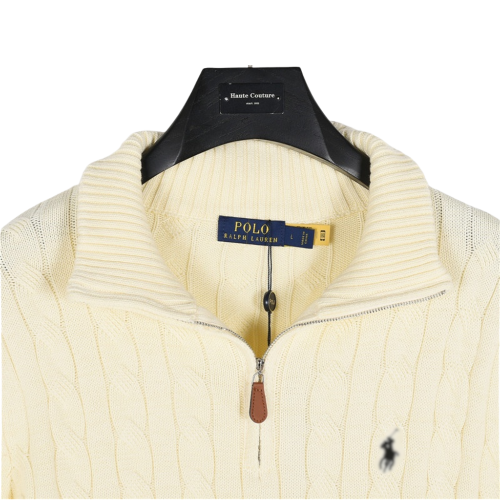 Chief Keef Beige Zip Sweater