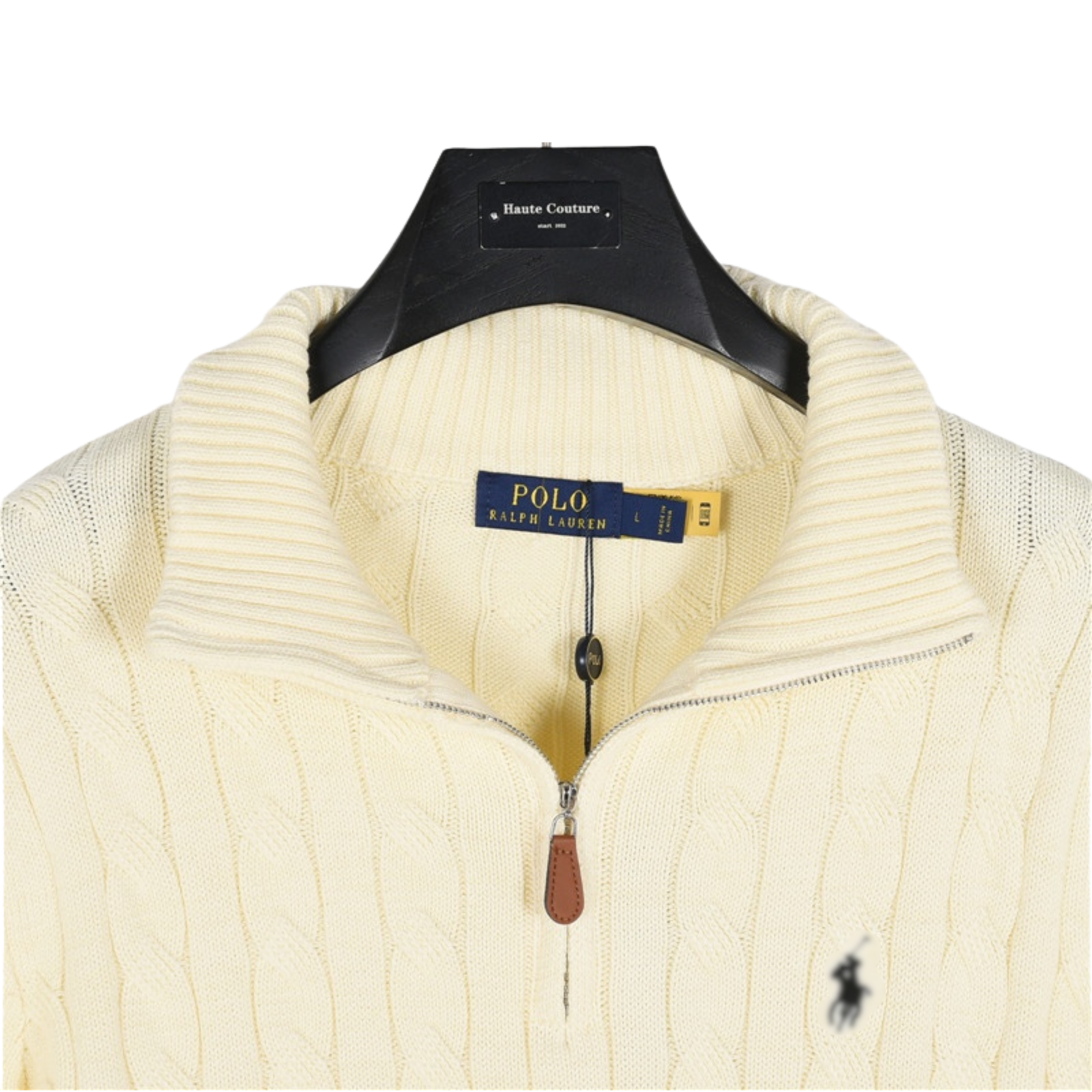 Chief Keef Beige Zip Sweater