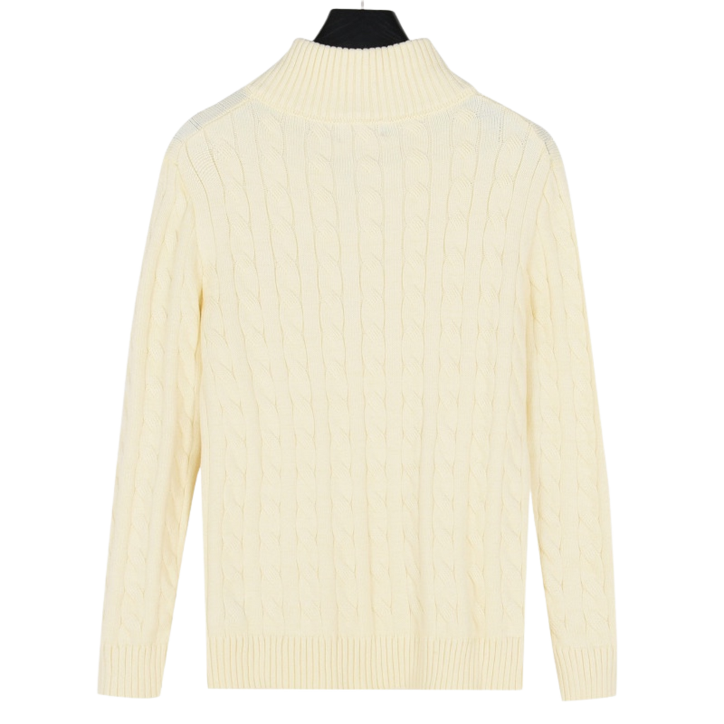 Chief Keef Beige Zip Sweater