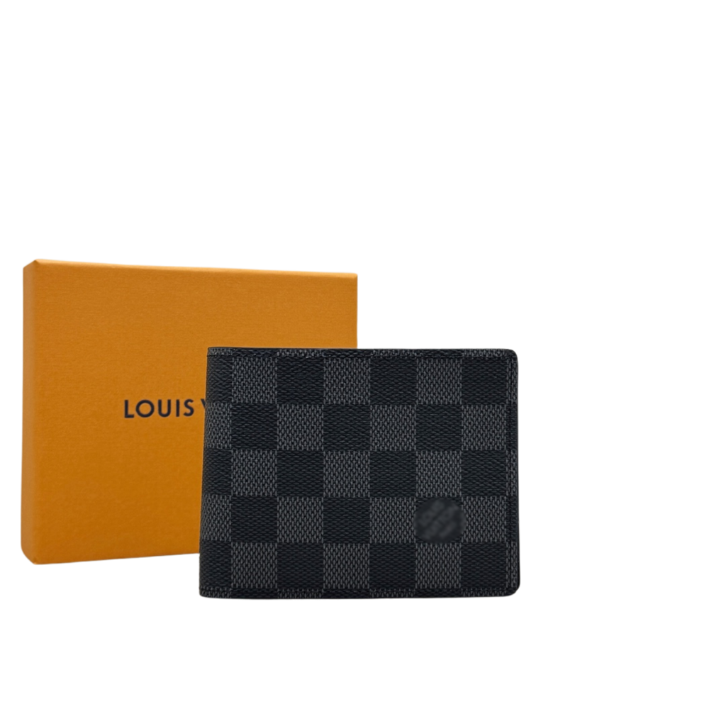 LV Chess Wallet Black
