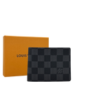 LV Chess Wallet Black