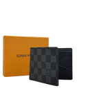 LV Chess Wallet Black