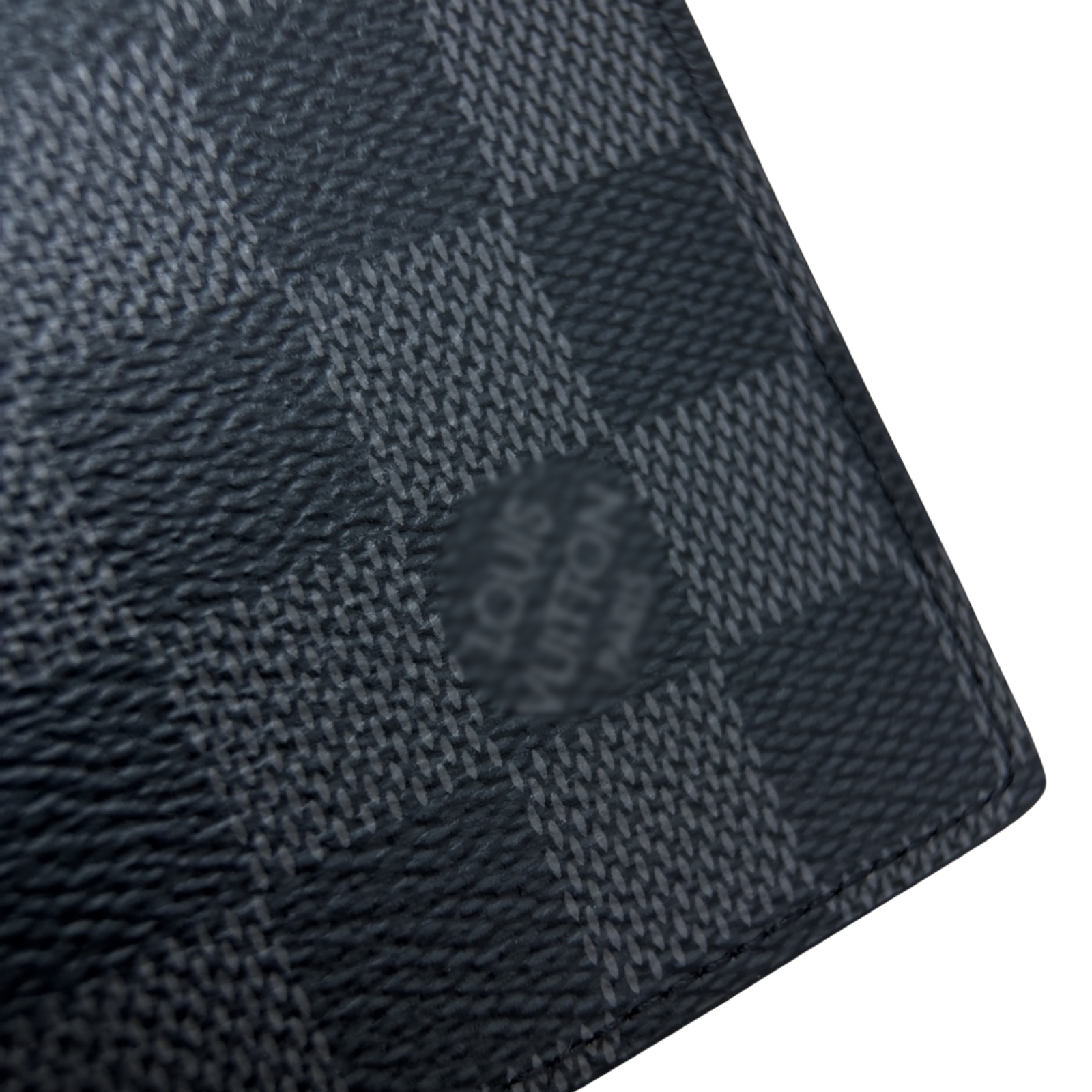 LV Chess Wallet Black