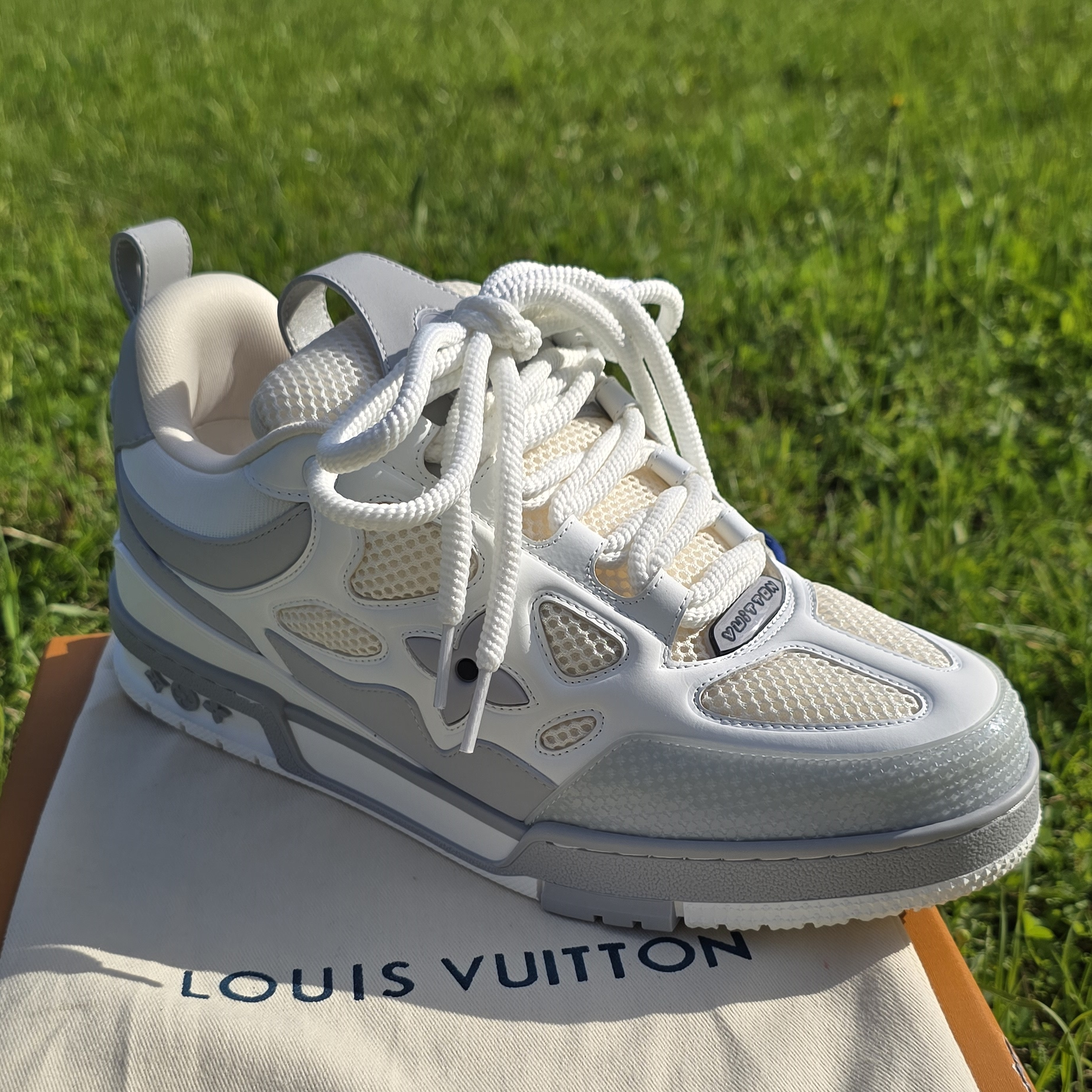 LV Skate Sneaker White