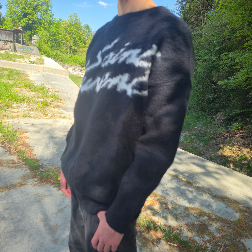 Saunt Laureen Black Wool Sweater