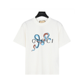 Guccy Snake Pattern White