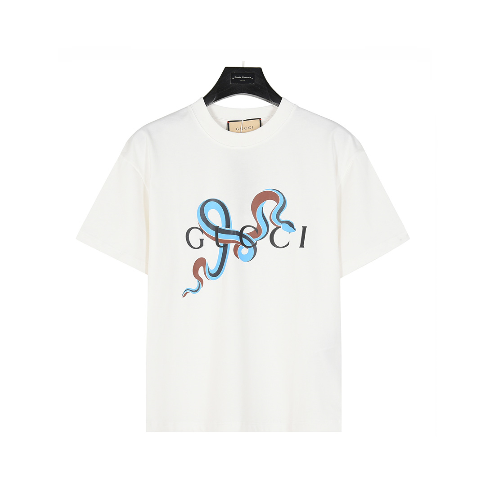 Guccy Snake Pattern White