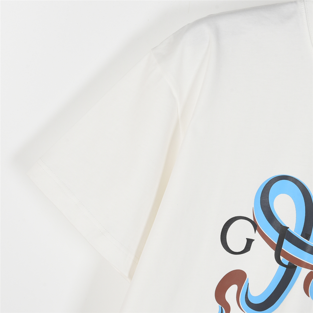 Guccy Snake Pattern White