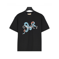 Guccy Snake Pattern Black