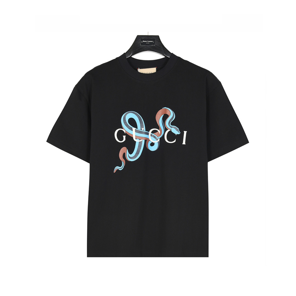 Guccy Snake Pattern Black