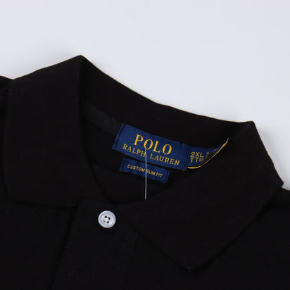 Ralpfh Lauren Horse Poloshirt Black