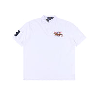 Ralpfh Lauren Horse Poloshirt White