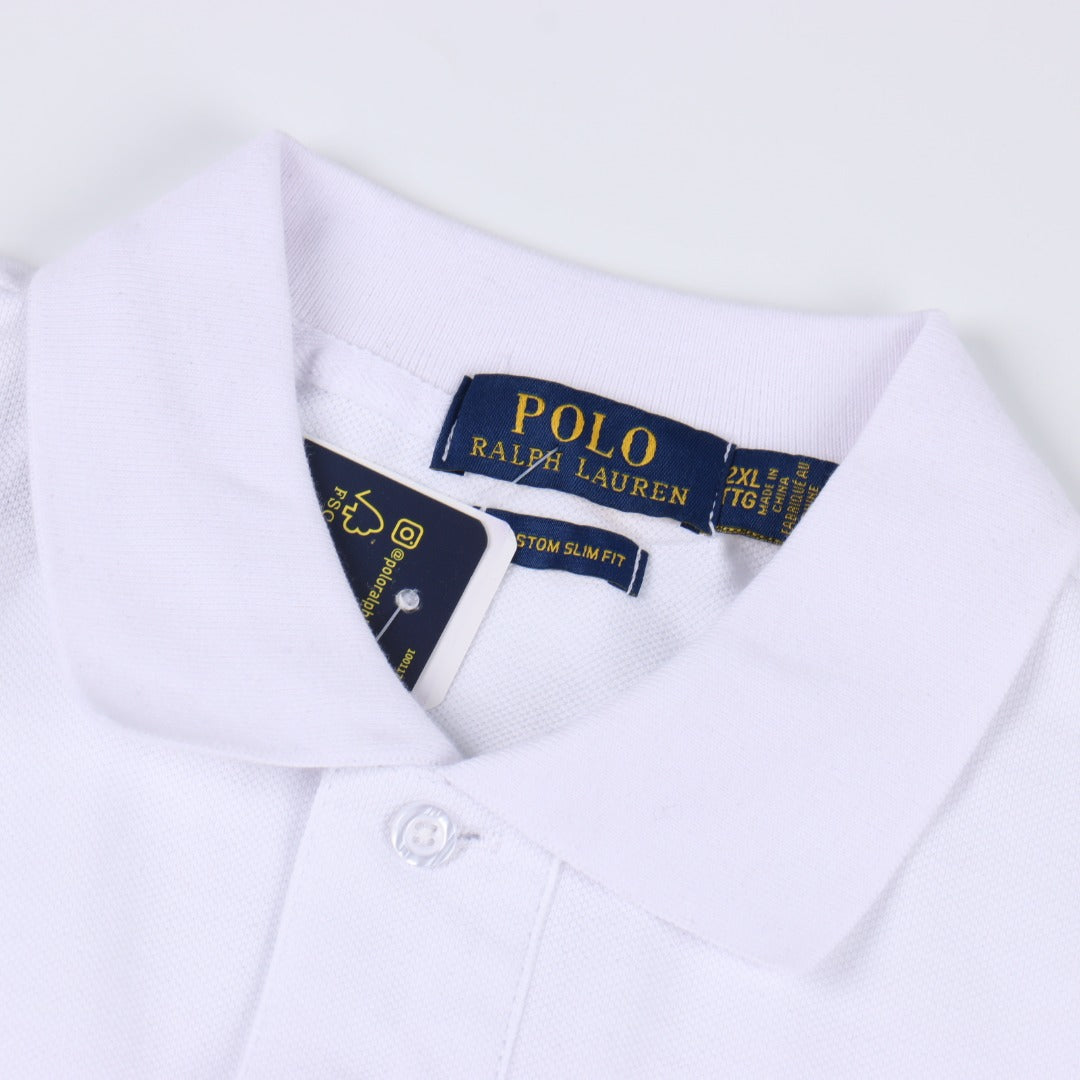 Ralpfh Lauren Horse Poloshirt White