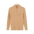 Chief Keef Brown Zip Sweater