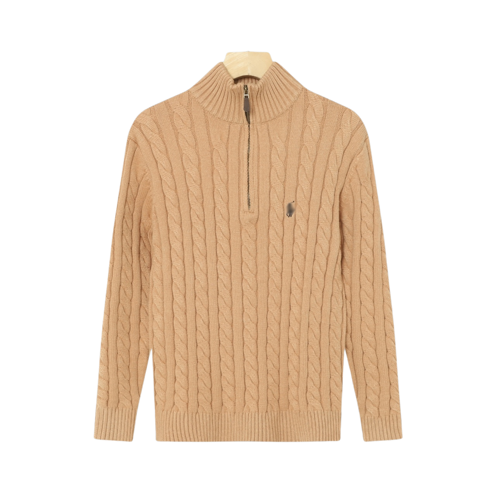 Chief Keef Brown Zip Sweater