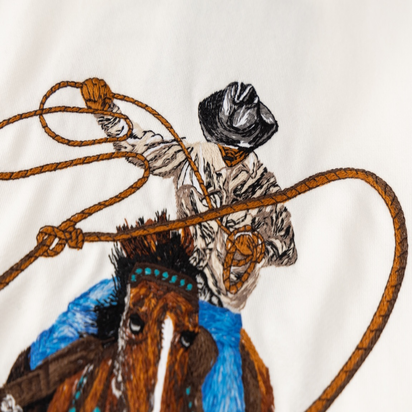 LV Western Cowboy White