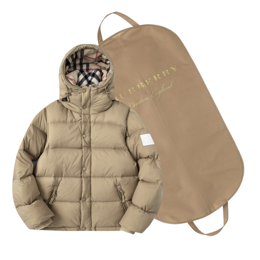 Burberri Puffer Jacket Beige