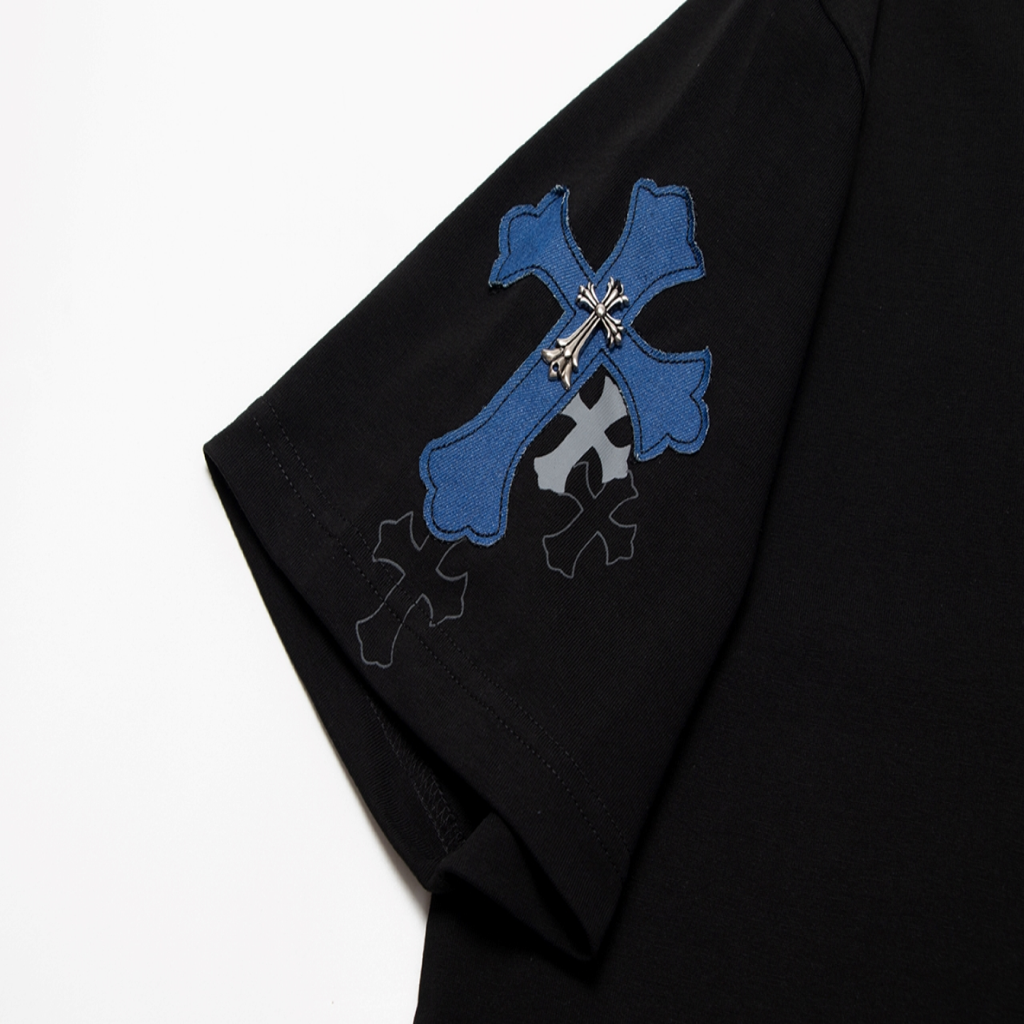 Krome Hearts Cashmere Cross Black