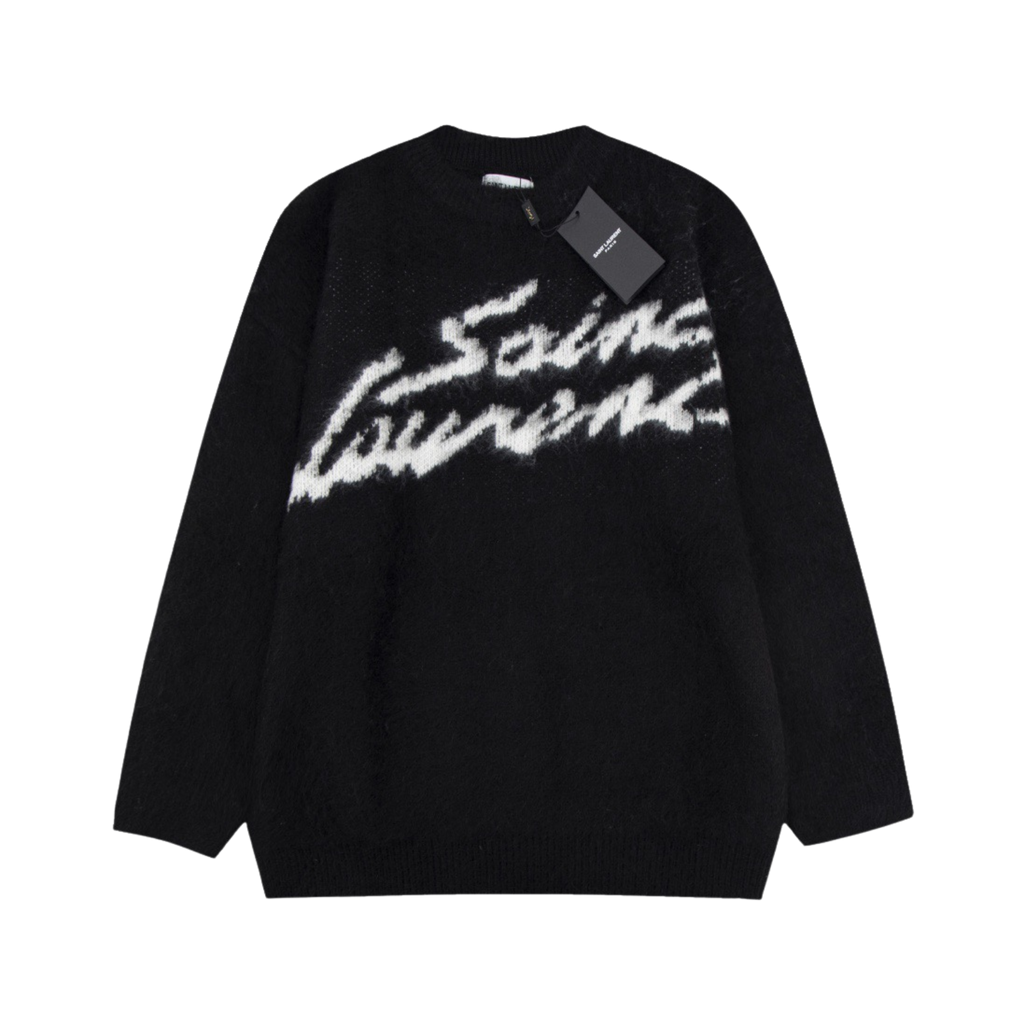 Saunt Laureen Black Wool Sweater