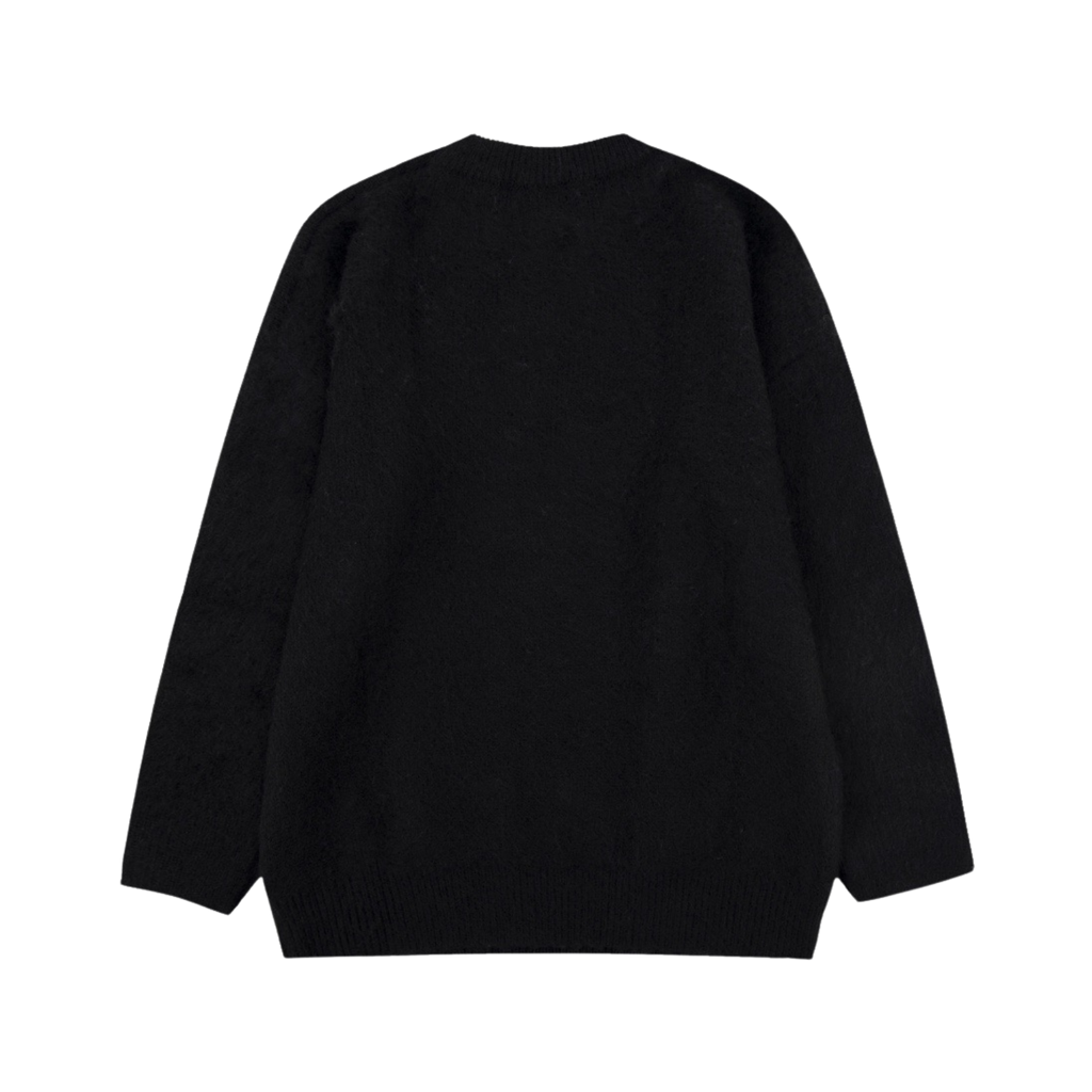 Saunt Laureen Black Wool Sweater