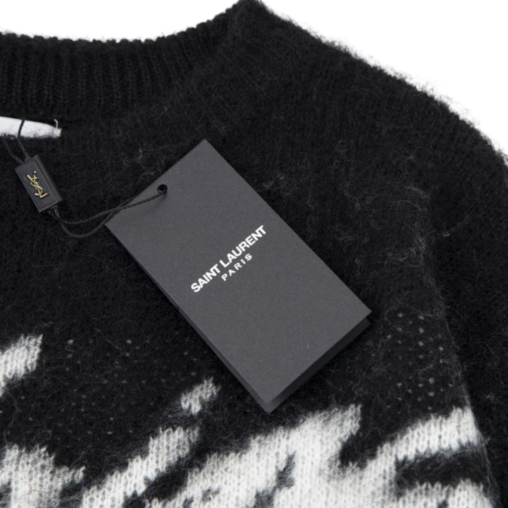 Saunt Laureen Black Wool Sweater