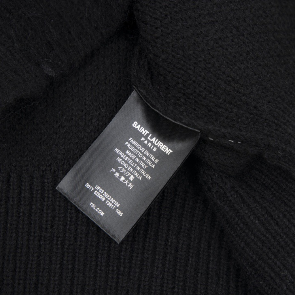 Saunt Laureen Black Wool Sweater