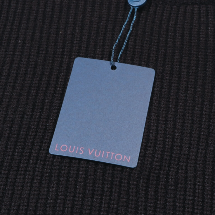 LV Wool Blend Crewneck Black