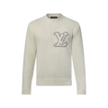 LV Wool Blend Crewneck White