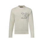 LV Wool Blend Crewneck White