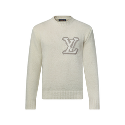 LV Wool Blend Crewneck White