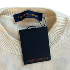 LV Wool Blend Crewneck White